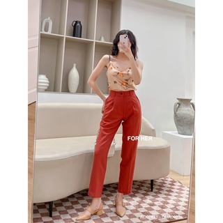 Áo 2 dây lụa cổ đổ hoa AO0747