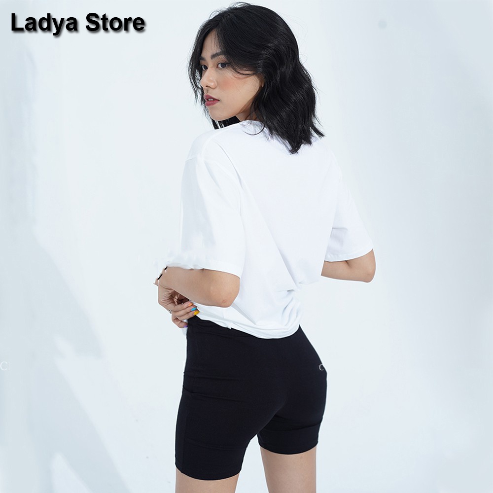 Quần legging đùi nâng mông vải thun dày dặn ôm body LADYA STORE | BigBuy360 - bigbuy360.vn