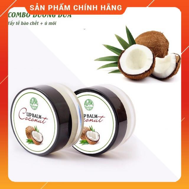 [Rẻ nhất shopee] dưỡng môi + tẩy da chết từ thiên nhiên