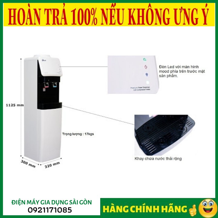 SALE Cây Nước Nóng Lạnh Cao Cấp Fujie WD-1500U-KR ( Black )  "❤️RẺ VÔ ĐỊCH❤️ ❤️RẺ NGỠ NGÀNG❤️"