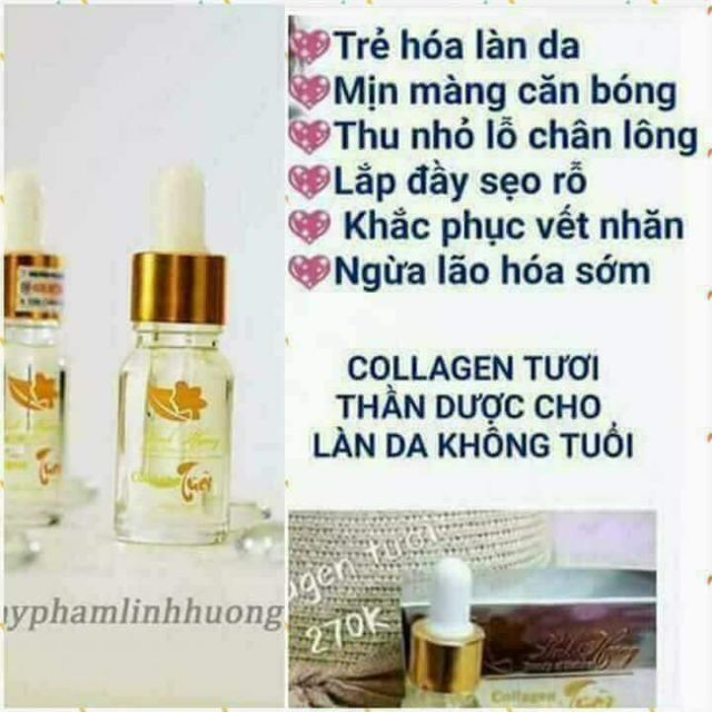 Collagen tươi giúp trẻ lão hóa da