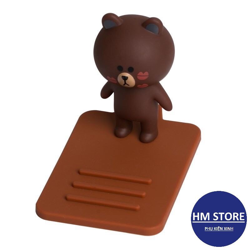 Giá đỡ điện thoại Thỏ cony, Gấu Brown, Vịt vàng siêu đáng yêu