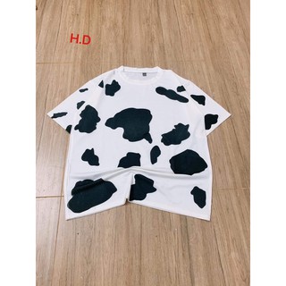 Áo bò sữa cộc tay