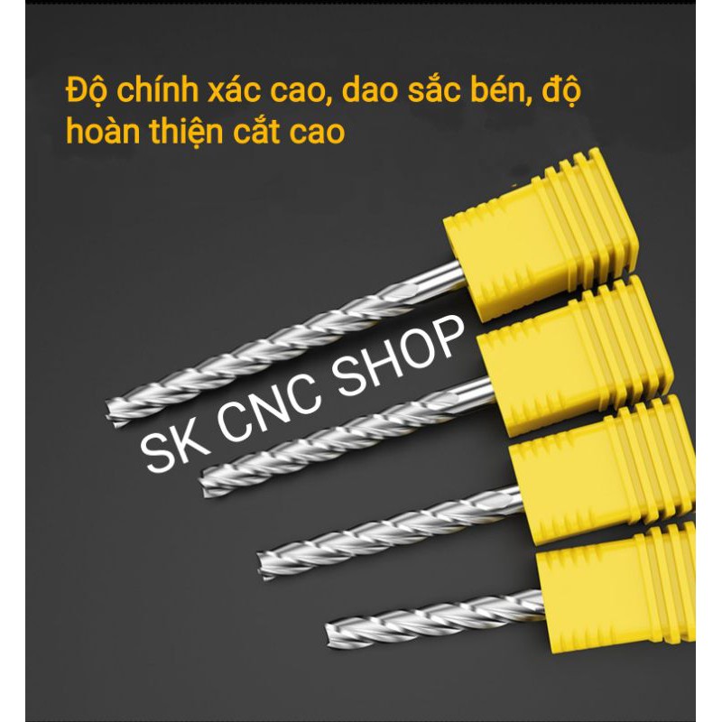 Dao phay CNC 4 ME (4 cạnh) - Gỗ / Formex / nhựa.