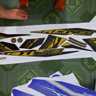 Tem rời dán xe exciter 150 đời 2020 đặt in
