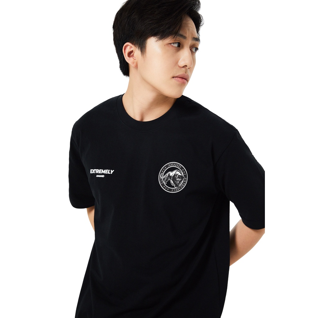 Áo Phông Amand unisex Modern Basic T-Shirt - Black