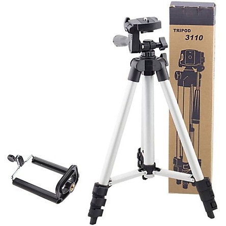 Gậy chụp ảnh 3 chân tripod tf - 3110 ,gắn máy ảnh, điện thoại chụp hình tự sướng selfie gấp gọn tiện lợi - shop1688