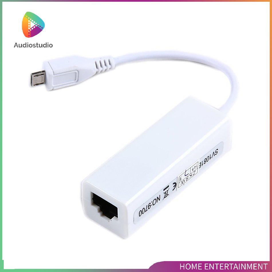 Card Mạng Lan Có Dây 0620 Sf Micro Usb 2.0 Sang Rj45 Tốc Độ 10m / 100mbps