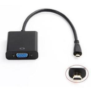 Cáp Micro HDMi To VGA + Audio - Cáp Chuyển Micro HDMI Sang VGA ( Màu Ngẫu Nhiên ).MHAA