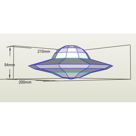 Mô hình giấy UFO