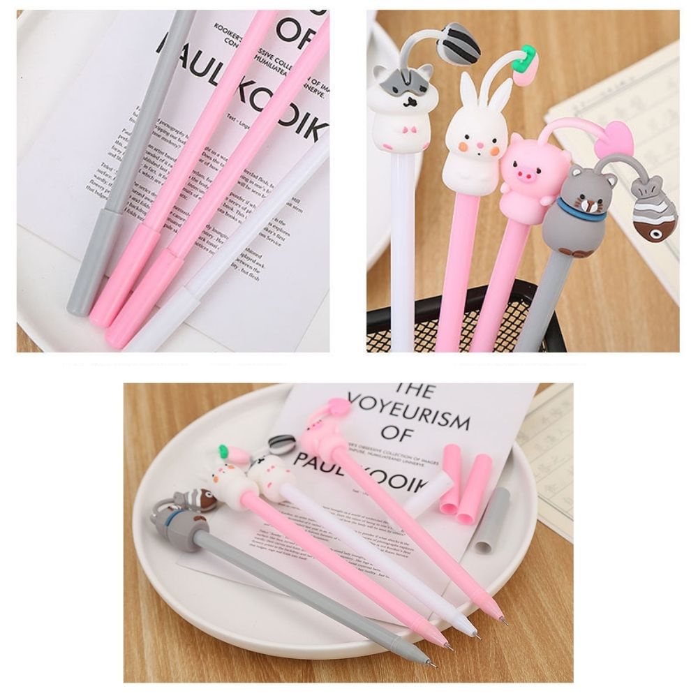 1 bút Gel 0.5mm hình động vật dễ thương
