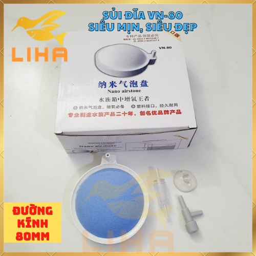 Sủi Đĩa Oxy Nano airstone Siêu Mịn, Siêu Đẹp - Đĩa Sủi Oxi Mịn Cho Bể Cá