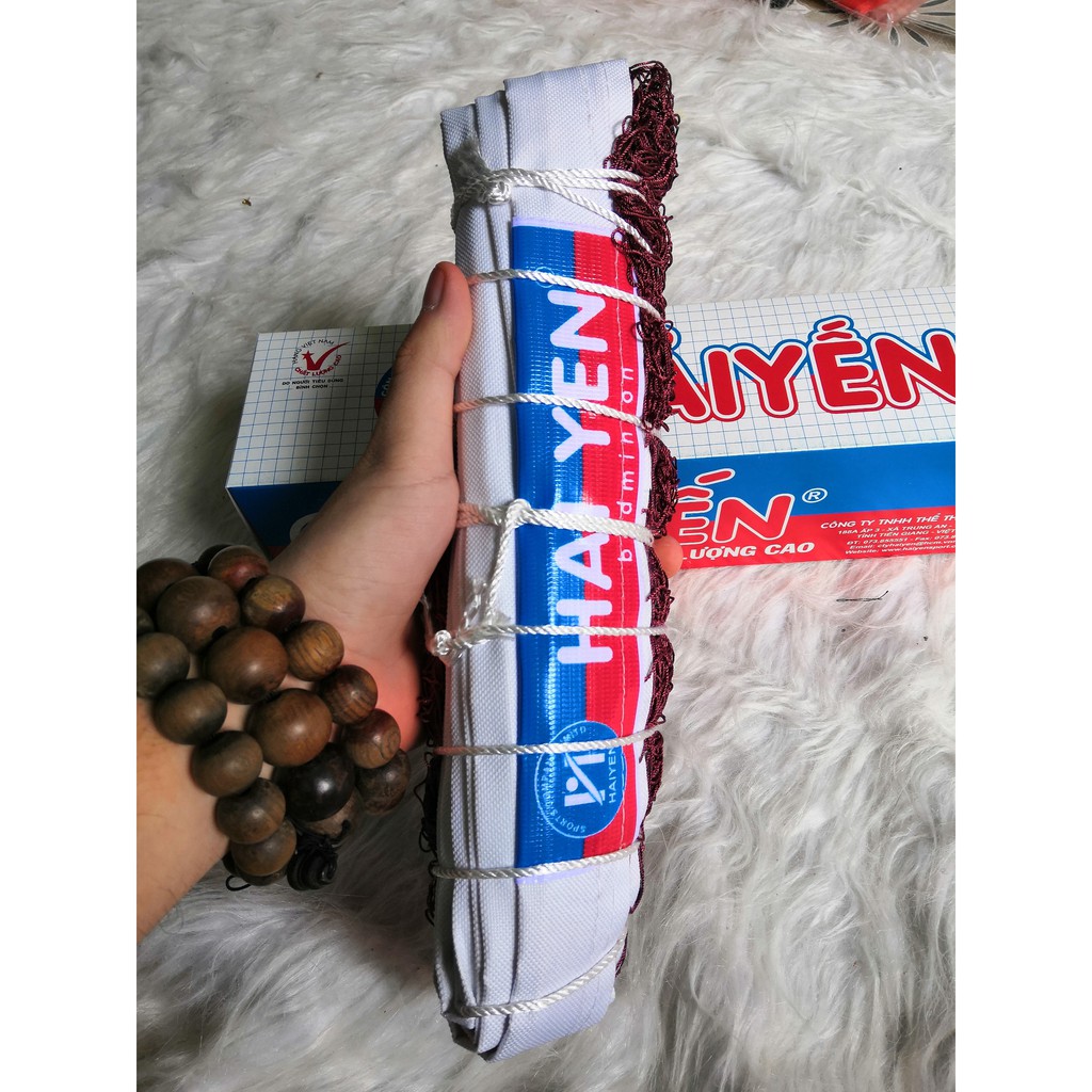 Lưới Cầu Lông Hải Yến Tiêu Chuẩn Thi Đấu_Siêu Bền, Dây Lưới Đan Xen Đều Và Rất Chắc Chắn, Cao Cấp