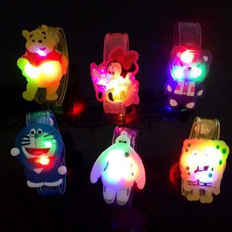 Đồng hồ điện tử trẻ em Dây đeo tay đồ chơi phát sáng phong cách hoạt hình sáng tạo vui nhộn cho trẻ