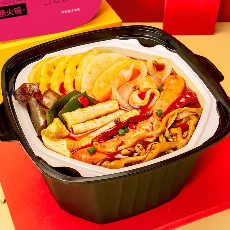 Lẩu tự sôi size khổng lồ - lẩu Trùng Khánh
