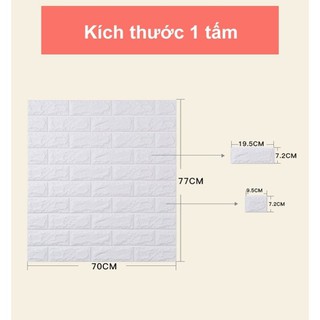 xốp dán tường 70*77cm