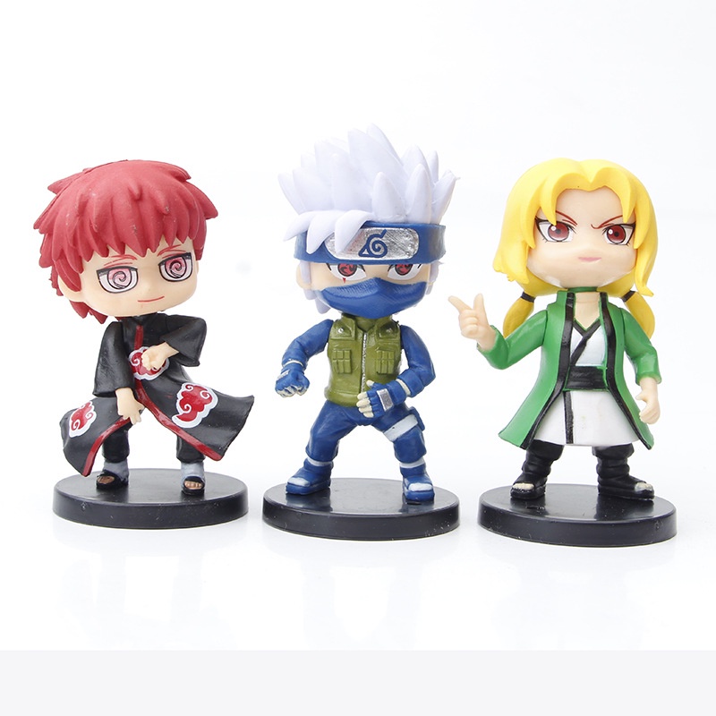 Combo Nguyên Set 12 Mô Hình Nhân Vật Trong Naruto Mẫu 02 - Cao 8cm