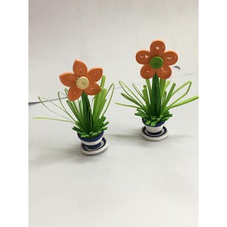 Chậu hoa trang trí handmade (note tên khách đặt)