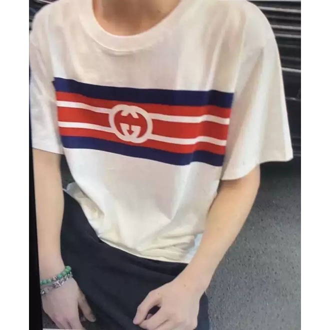 Áo thun nam bigsize form rộng unisex in logo