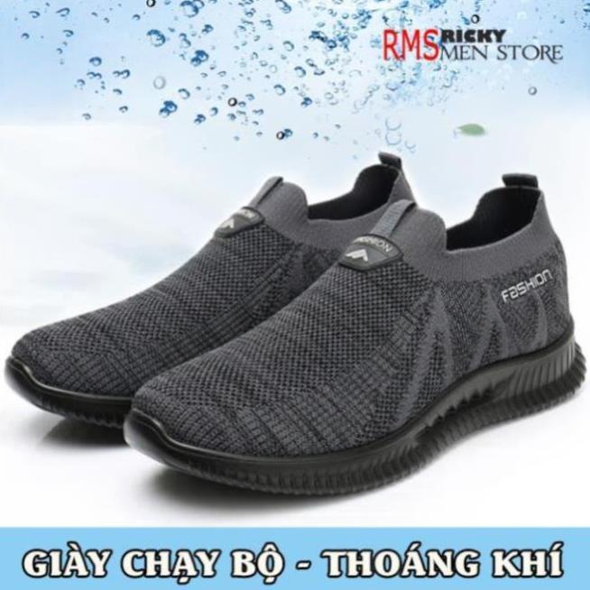 Giày thể thao nam trung niên cao cấp - Giày lười vải nam thoáng khí cho bố RICKYMEN M8E . ' ' . II ^ *