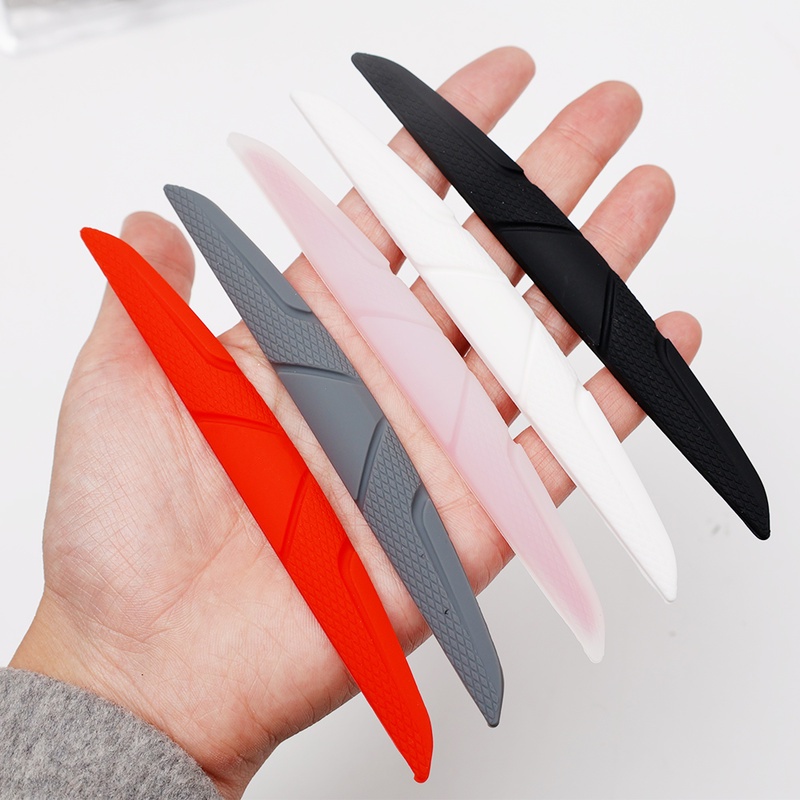 [4Pcs Set Scratch Protector Door Edge Guards][Auto Rearview Mirror Anti-collision Self Adhesive Car Stickers]