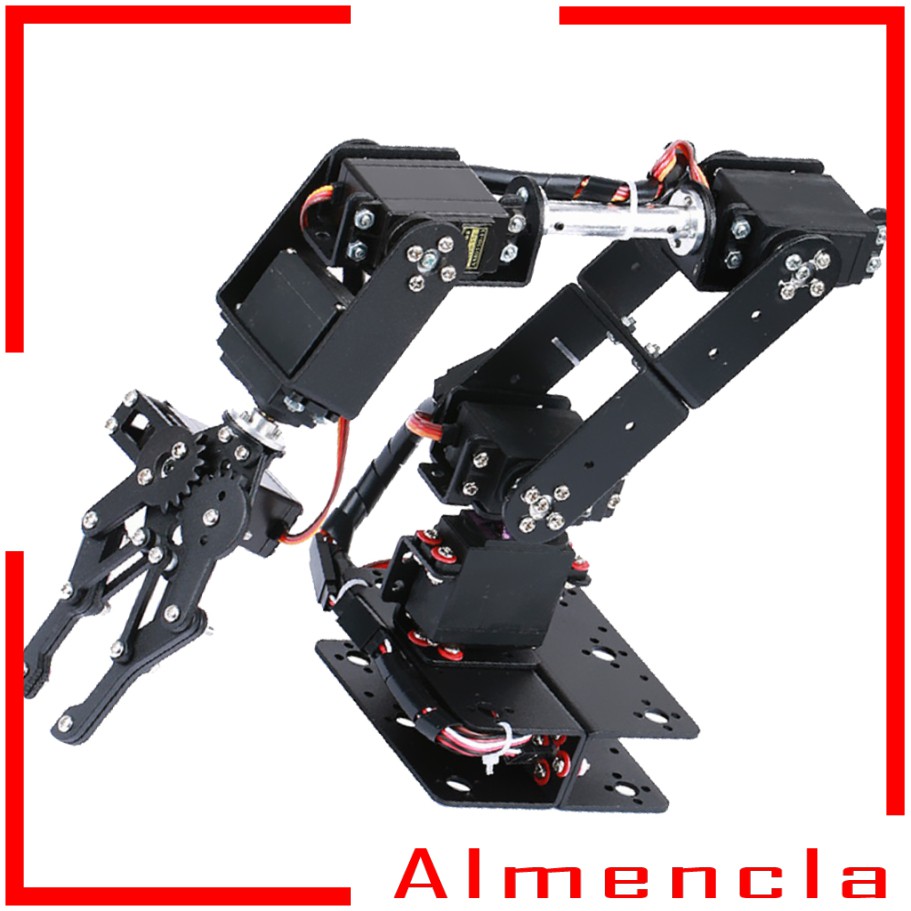Bộ Cánh Tay Robot Cơ Khí 6DOF DIY Mới