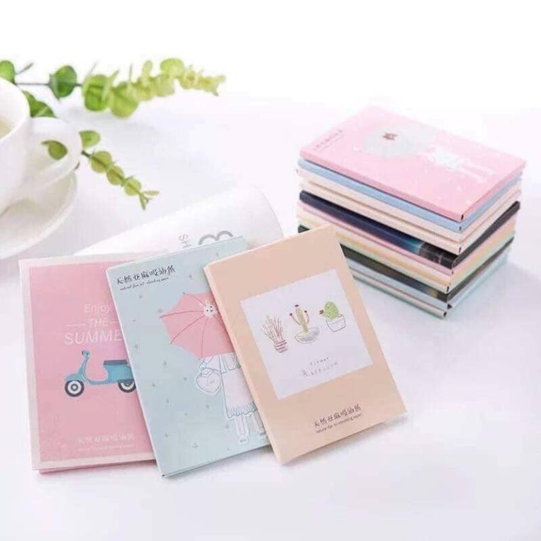 ⛔FREESHIPP⛔ GIẤY THẤM DẦU (Hộp 50 tờ)