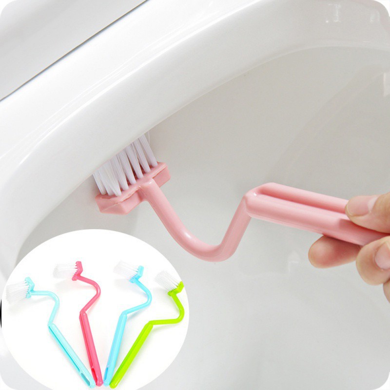 Cọ vệ sinh toilet hình chữ V tiện lợi
