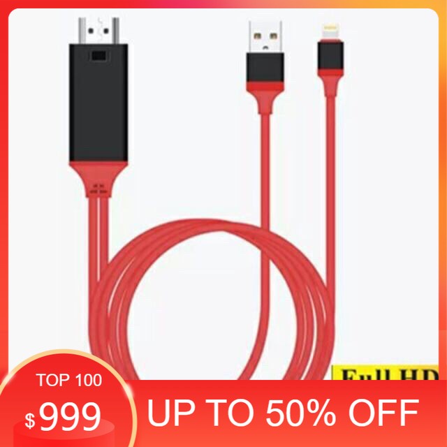 Cáp HDMI Iphone Kết Nôi TiVi Chất Lượng FullHD Chất Lượng Cao - Thanhyenshop mdfg45