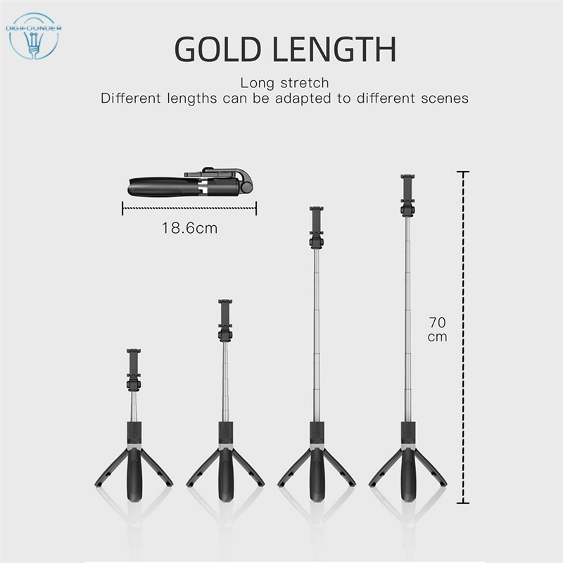 Gậy Chụp Ảnh Selfie L01 3 Trong 1 Kết Nối Bluetooth Cho Điện Thoại Thông Minh | BigBuy360 - bigbuy360.vn