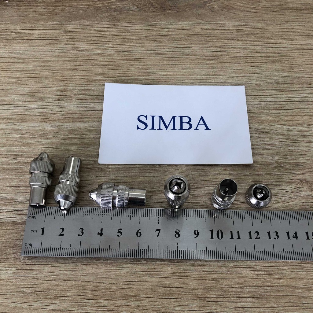 1 Đầu nối GIẮC RẮC CẮM  TV đực thẳng dạng bông sen, SFZ142 | BigBuy360 - bigbuy360.vn