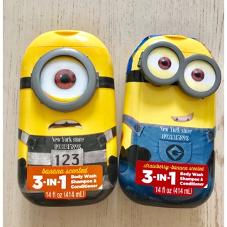 Tắm gội 3 in 1 phiên bản Minion 3D 414ml