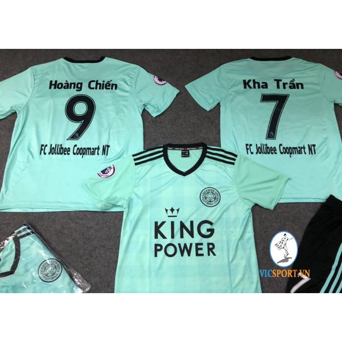 Áo Bóng Đá Trẻ Em Leicester, Quân Áo Đá Banh cho bé CLB LEICESTER CITY 2021-2022 Thun Lạnh - Vicsport