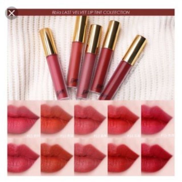 (auth 100%) son kem lì bbia  Last Velvet Lip Tint | BigBuy360 - bigbuy360.vn