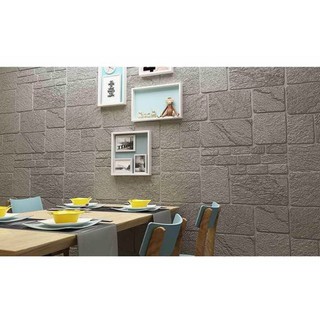 Xốp dán tường bê tông nhám