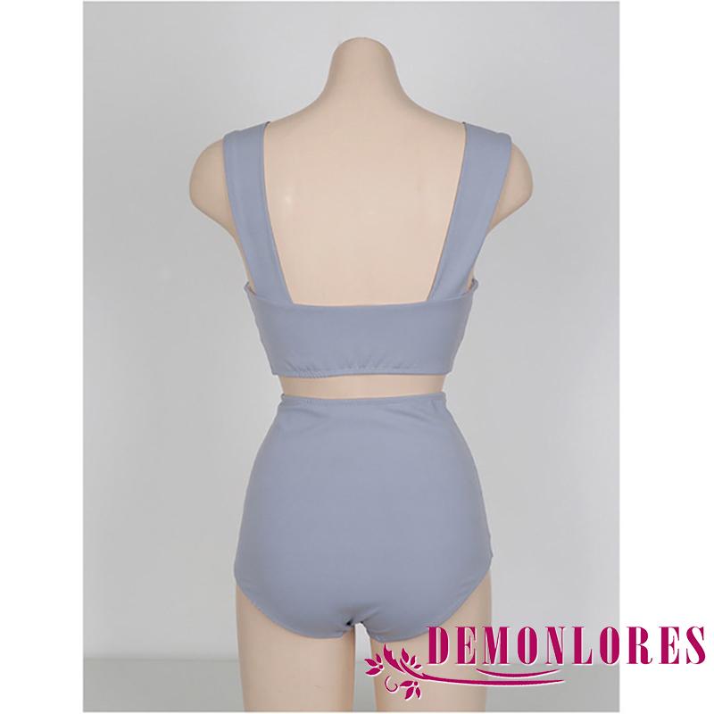 Set bikini màu trơn quyến rũ dành cho phái nữ