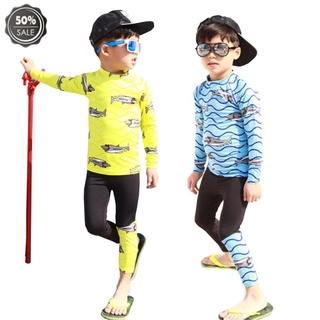 Set đồ bơi áo tay dài + quần dài cho bé trai