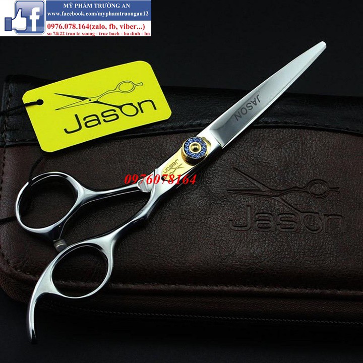 Kéo Cắt Tóc Jason 6.0 inch Thép Nhật Bản Cao Cấp