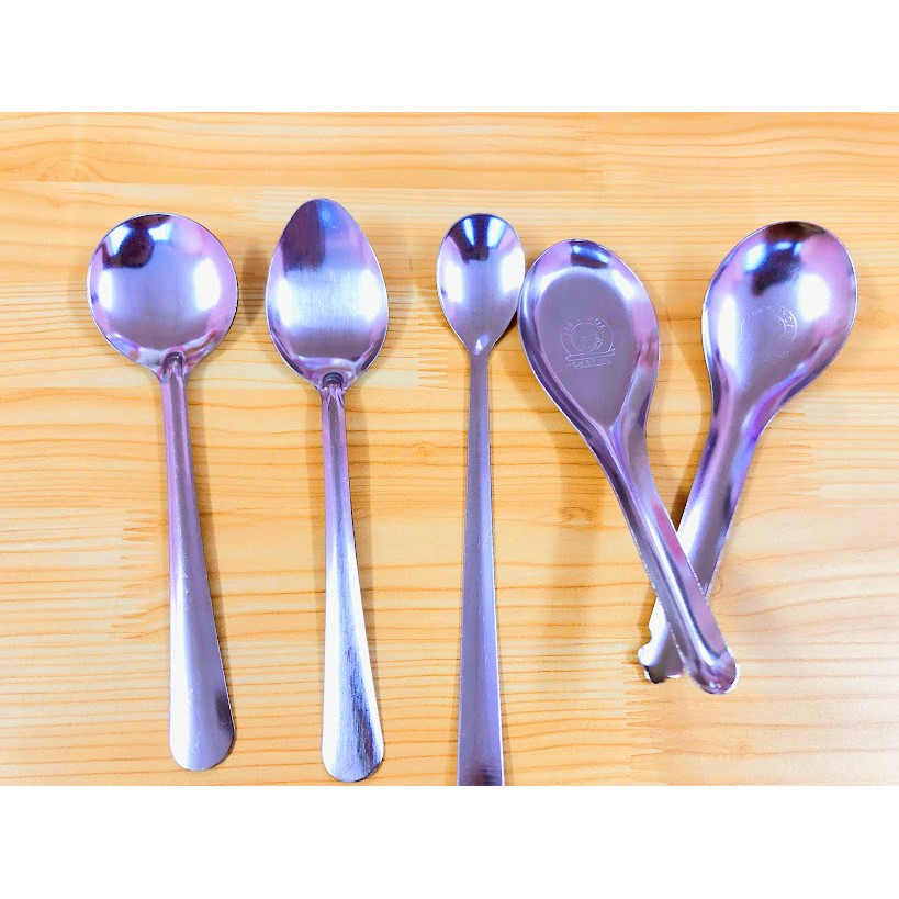 set 1 cái muỗng inox các loại giá rẻ