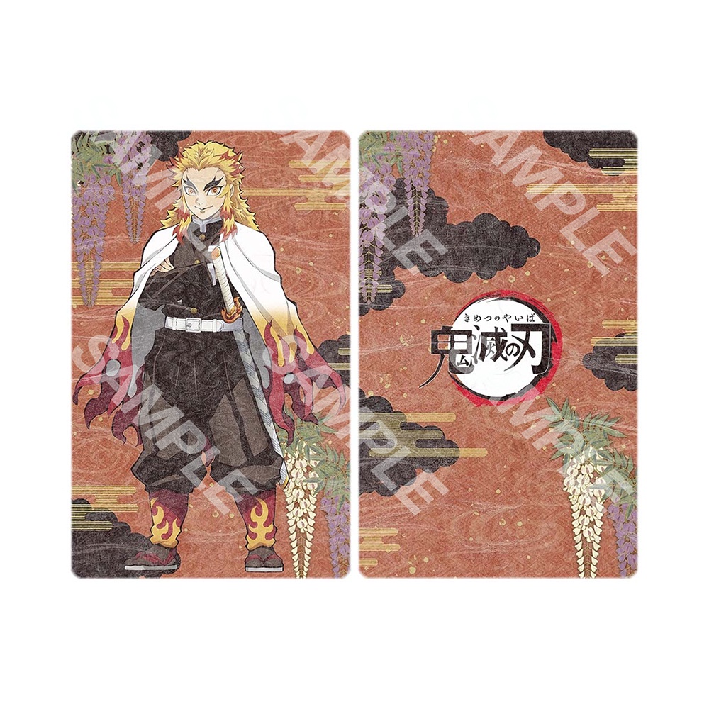 Ảnh card bo góc in hình KIMETSU NO YAIBA Thanh Gươm Diệt Quỷ 8 mẫu Trụ Cột  thẻ bo viền 5*8cm anime chibi
