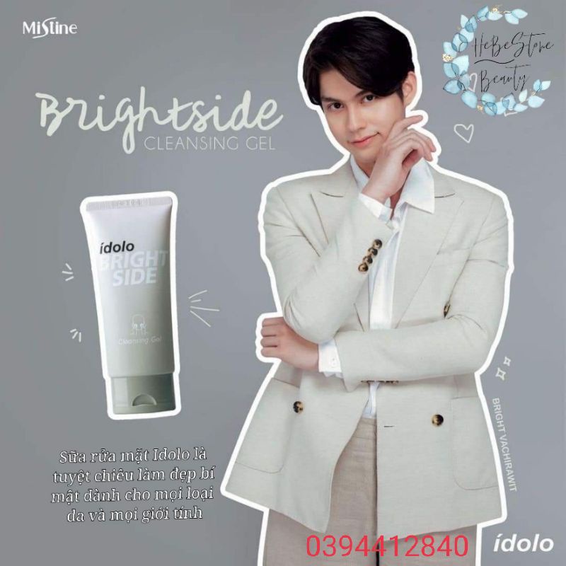 Sữa Rửa Mặt Idolo Bright Side (Nhập khẩu từ xứ sở Chùa Vàng Thailand🇹🇭)