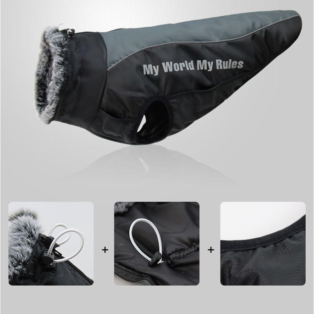 Áo Khoác Phản Quang Chống Thấm Nước Mùa Thu Đông Cho Cún Cưng LAYOR1