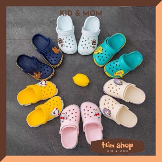 Dép sục cho bé MARIO ICON có quai hậu siêu yêu cho bé trai bé gái mã SM1