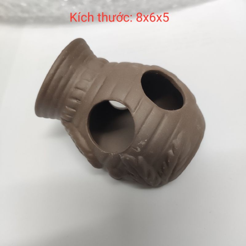 Đồ chơi cho tép cảnh bằng gốm - Đồ trang trí bể cá