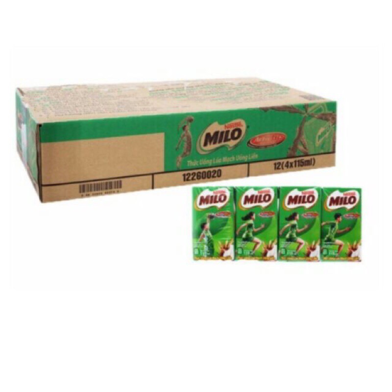 Thùng 48 Hộp Sữa Tươi Milo 110ml.