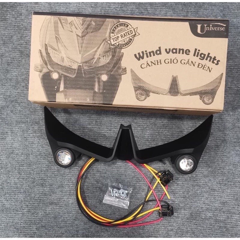 Cánh Gió Gắn Đèn Xe WINNER X V2/V3 Đủ Màu