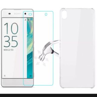 Combo bộ ốp dẻo+ kính cho Sony XA