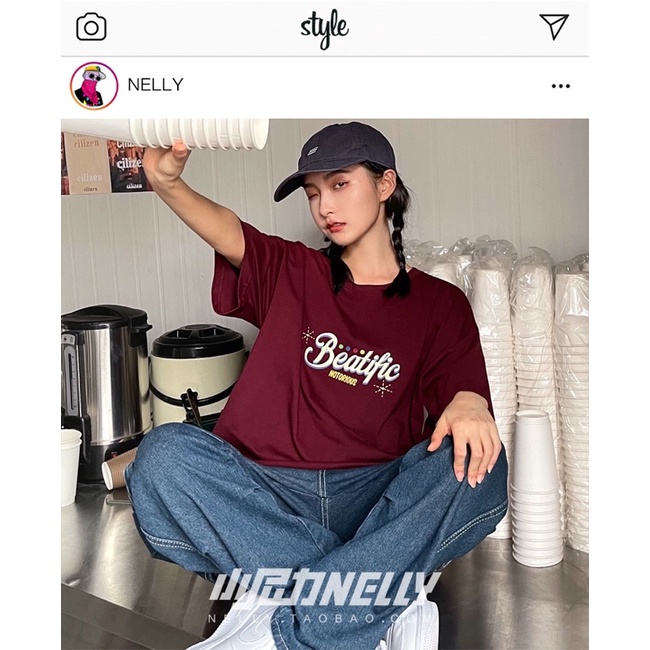 Áo phông nelly heybig  beatific