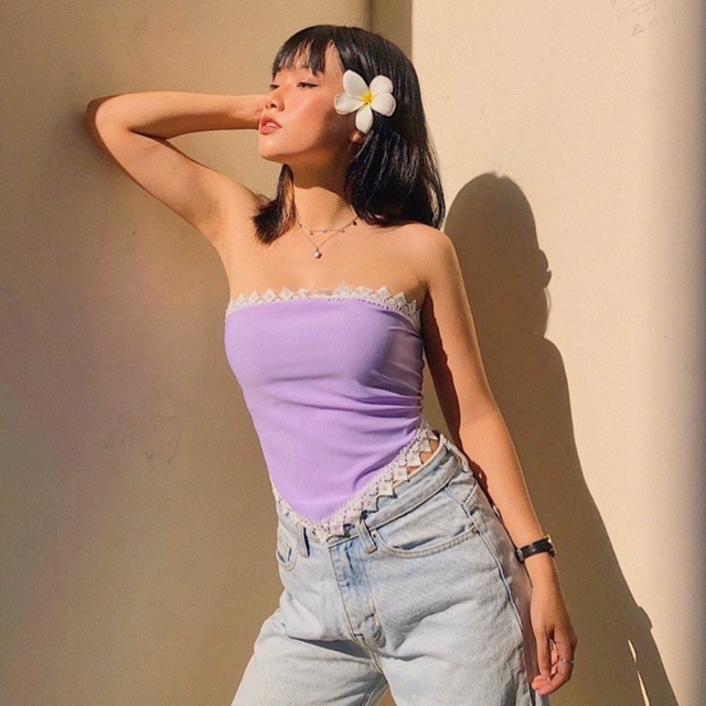 Áo yếm viền ren