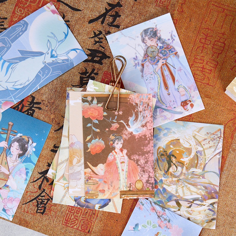 Set 50 Miếng Dán Mini Trang Trí Sổ Tay Album Ảnh DIY